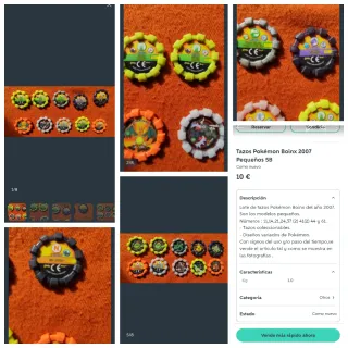 Lote Tazos Pokémon y Cartas