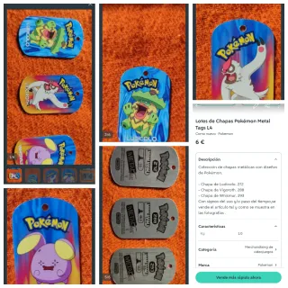 Lote Tazos Pokémon y Cartas