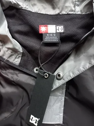 DC Shoes Corta Vento Impermeável Preto/Cinza