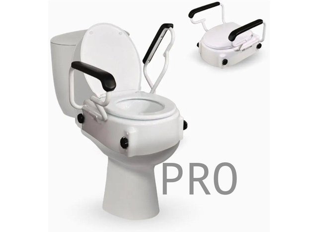 Mobiclinic®, Elevador wc para adultos con reposabrazos, Tajo, 19 cm.