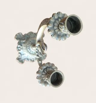 Castiçal de Bronze com Cisne