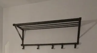 Perchero Metálico Negro Ikea