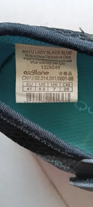 Scarpe Quechua donna nere/turchesi