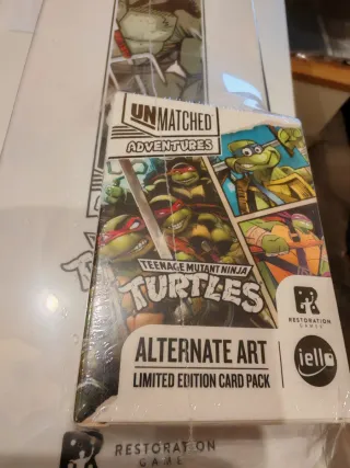 Unmatched Teenage Ninja Turtles + Promo Cards