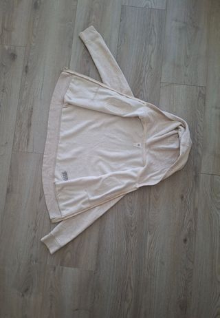 Sudadera Gap Beige con Cremallera y Capucha. Niña