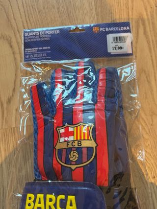 Guantes Portero Barça 7-8 Años