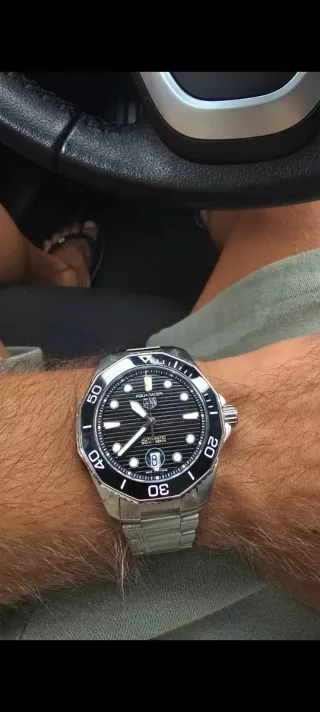 Tag Heuer Aquaracer bisel negro, FULL SET.