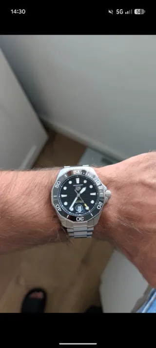 Tag Heuer Aquaracer bisel negro, FULL SET.