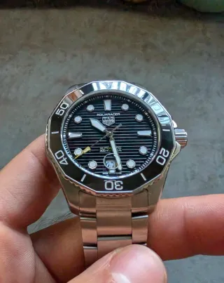 Tag Heuer Aquaracer bisel negro, FULL SET.