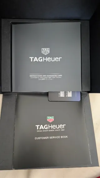Tag Heuer Aquaracer bisel negro, FULL SET.