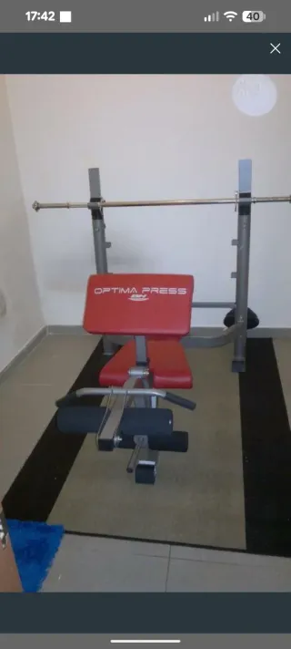 Banco de pesas BH Strength Optima Plus