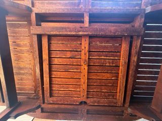 Mesa de jardín de madera 180 cm Extendible a 240cm