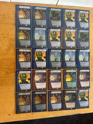 Lote Cartas Marvel e DC Origins 1 Edizione