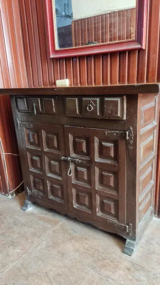Mueble Castellano Antiguo Madera