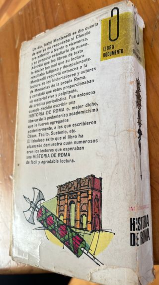 HISTORIA DE ROMA. LIBRO DOCUMENTO 1969
