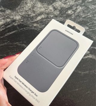 Cargador Inalámbrico Doble Samsung Super Fast