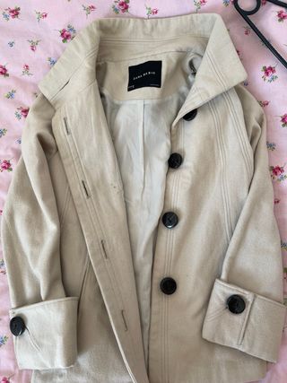 Chaqueta Zara Basic Beige