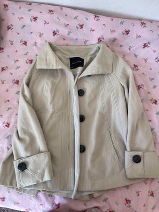 Chaqueta Zara Basic Beige