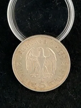 Moneda 5 Reichsmark Alemana