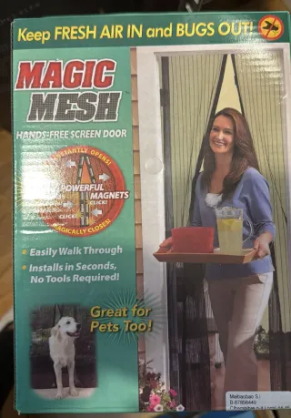 Cortina Mágica con Imanes Magic Mesh