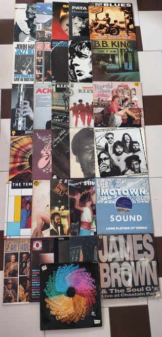 Lote Vinilos Blues, Funk, Soul