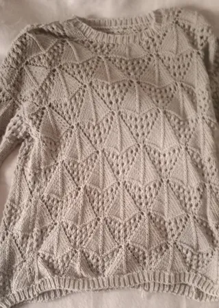 Jersey de punto verde talla única