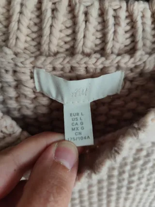 Chaleco H&M Talla L Beige