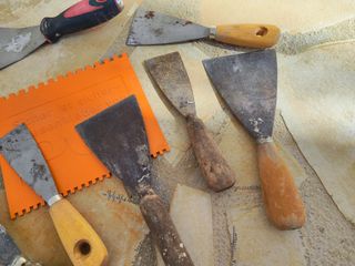 Lote espátulas y rasquetas varias