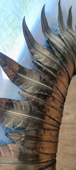 Espejo Sol Vintage Dorado Ovalado