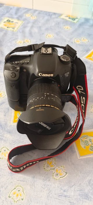 Canon EOS 7D Cámara DSLR +objetivo Tamron 17/35 DI