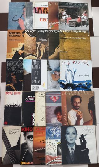 Lote Vinilos 1 Cantautores Varios
