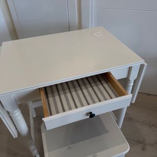Mesa plegable IKEA INGATORP + taburete