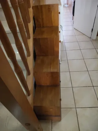 Mueble Escalera Cajonera Madera