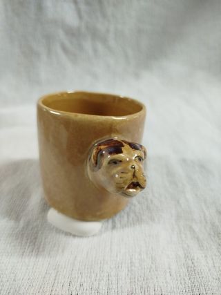 Set 4 Tazzine Ceramica Facce Cani