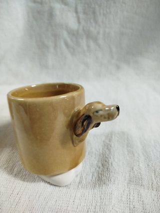 Set 4 Tazzine Ceramica Facce Cani