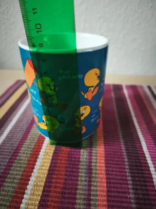 Taza Piolín Cerámica color azul