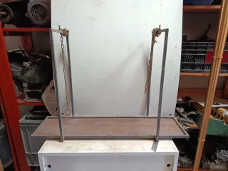 Estante colgante industrial metálico