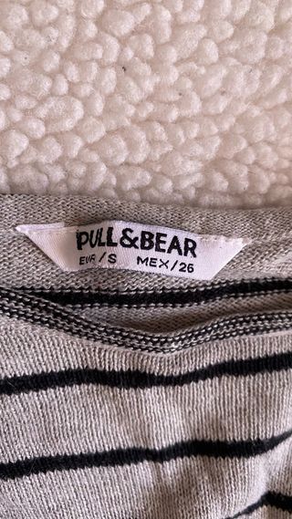 Jersey fino rayas gris y negro