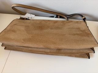 Bolso bandolera beige y marrón nuevo