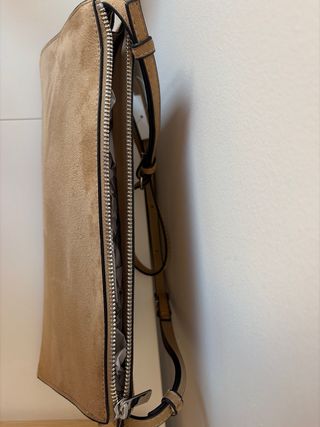 Bolso bandolera beige y marrón nuevo