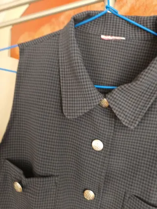 Vestido pichi elástico cuadros