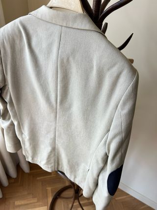 Americana El Ganso Beige y Azul