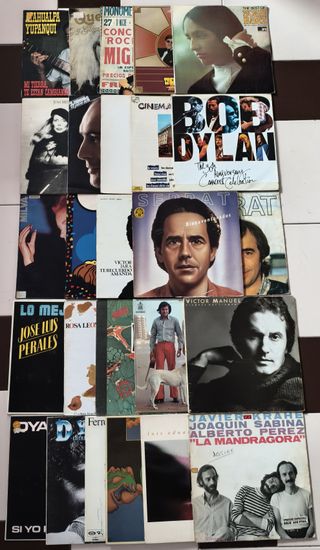 Lote Vinilos 2 Cantautores varios