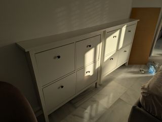Zapateros IKEA HEMNES blancos. En muy buen estado