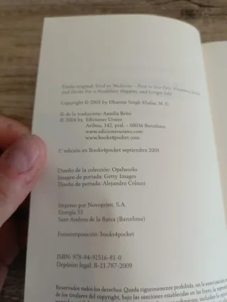 La alimentación como medicina: Más salud y vita...