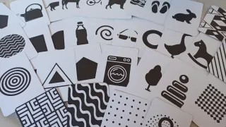 Tarjetas Estimulación Visual Bebé