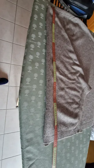 Mantellina beige con perline taglia unica