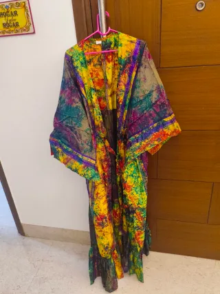 Vestido Kimono de Seda  - Varios Colores - Nuevo