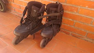 Patines Oxelo Fitness FIT100 Negro Adulto