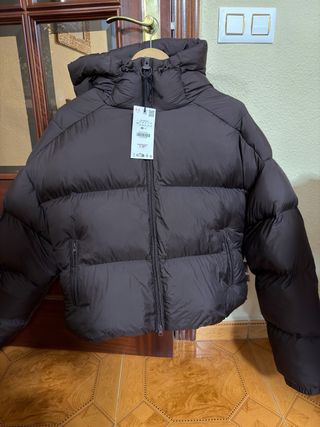 Chaquetón cropped zara hombre